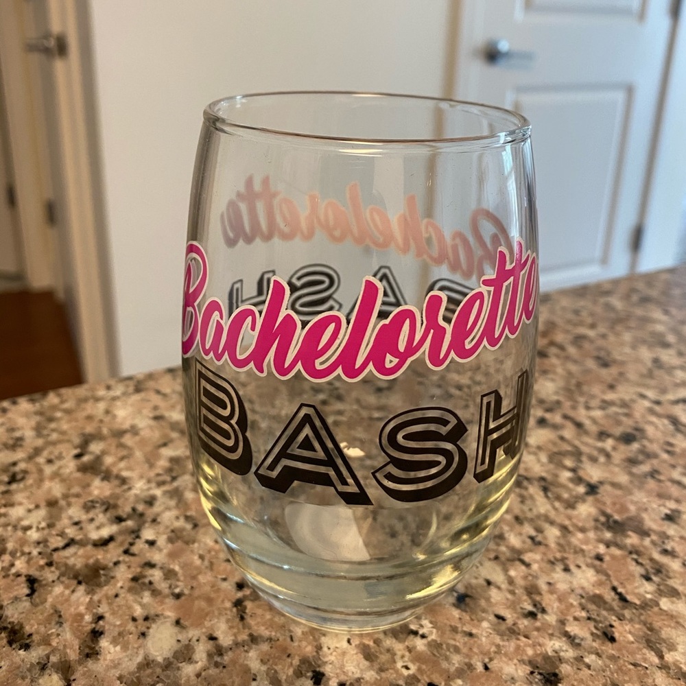 Bachelorette wine glasses